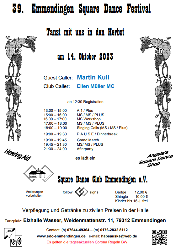 39. Emmendingen Square Dance Festival