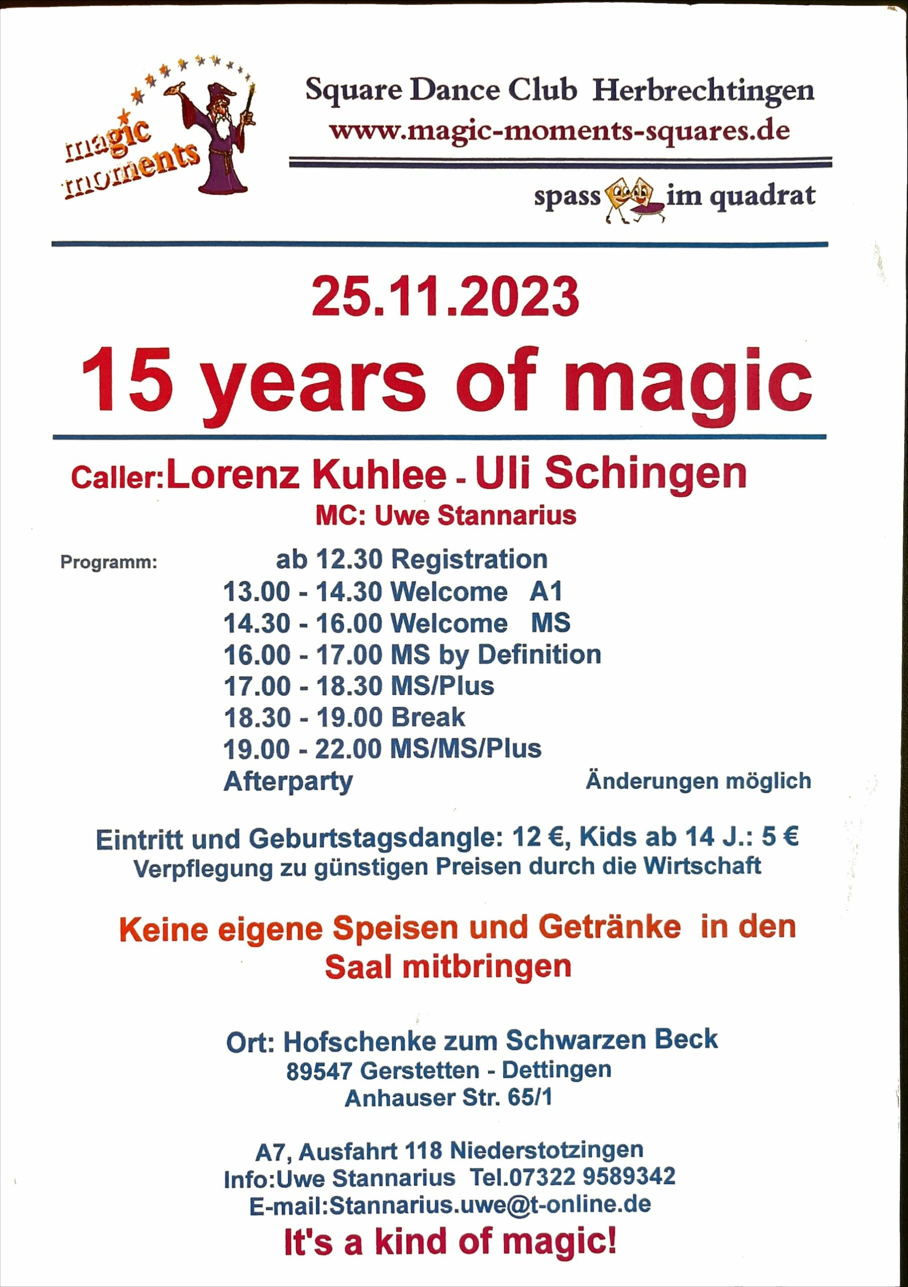 15 years of magic