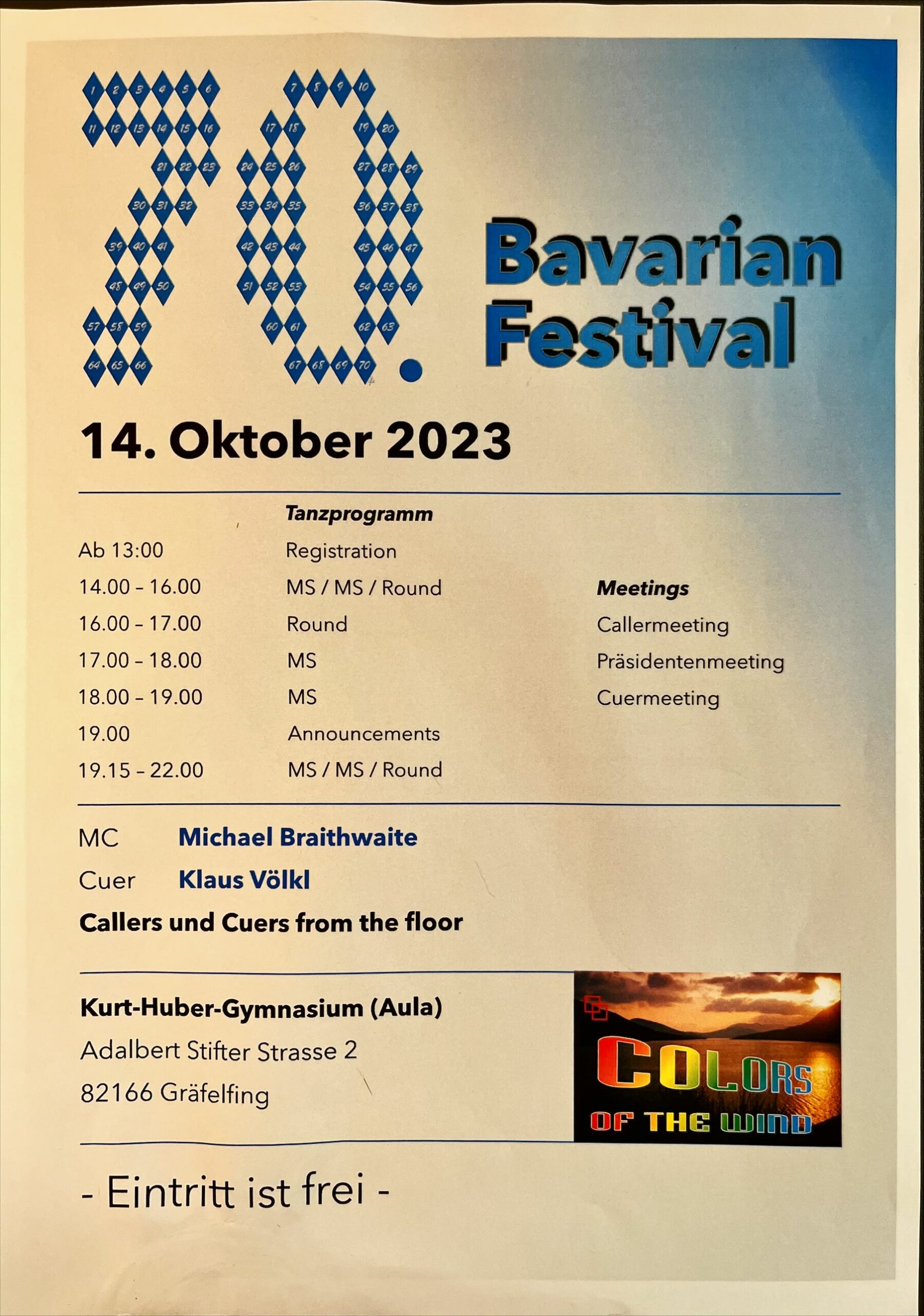 70. Bavarian festival