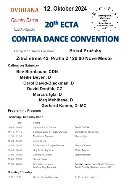 20. ECTA Contra Dance Convention