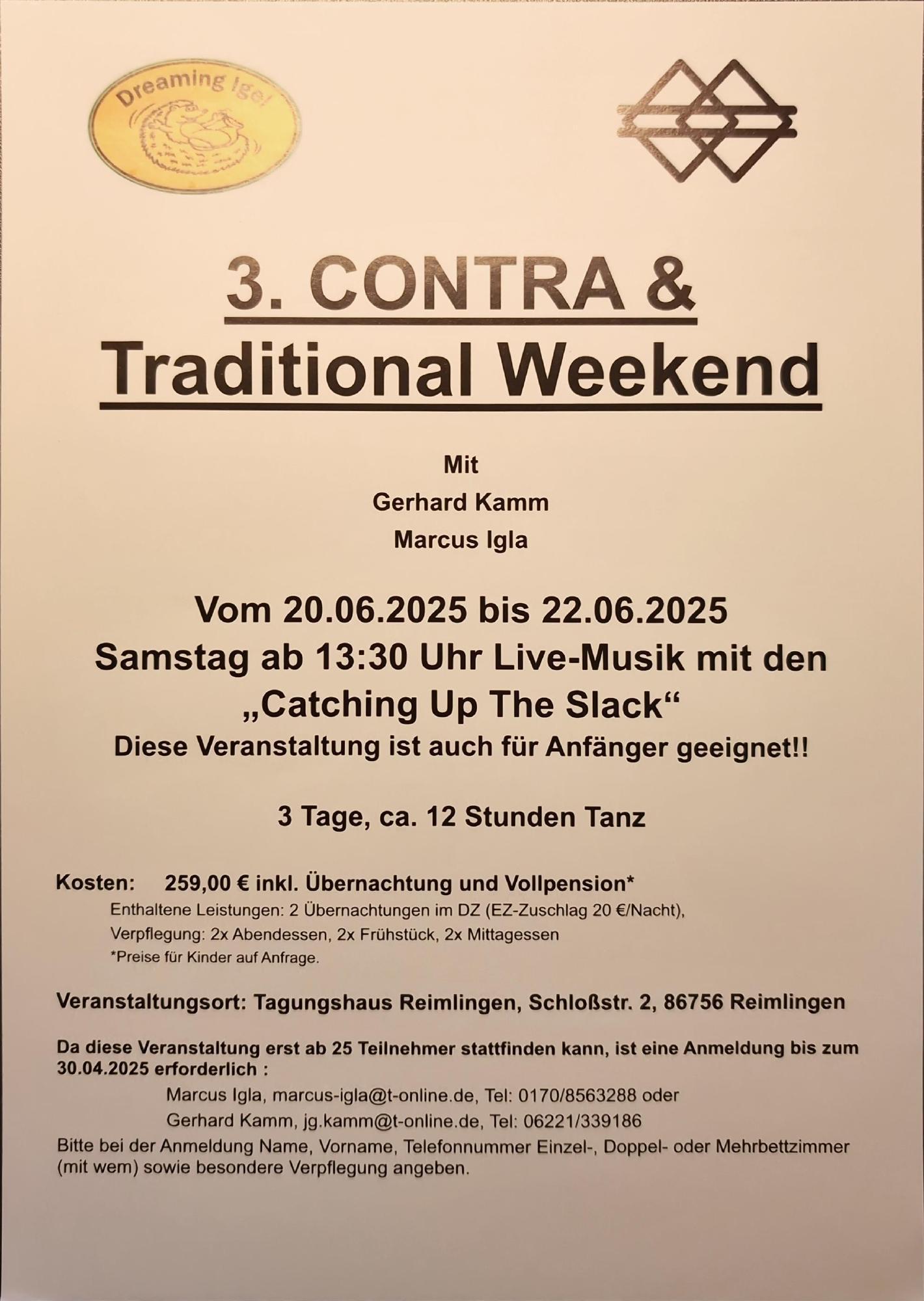 3. Contra & Traditional Weekend