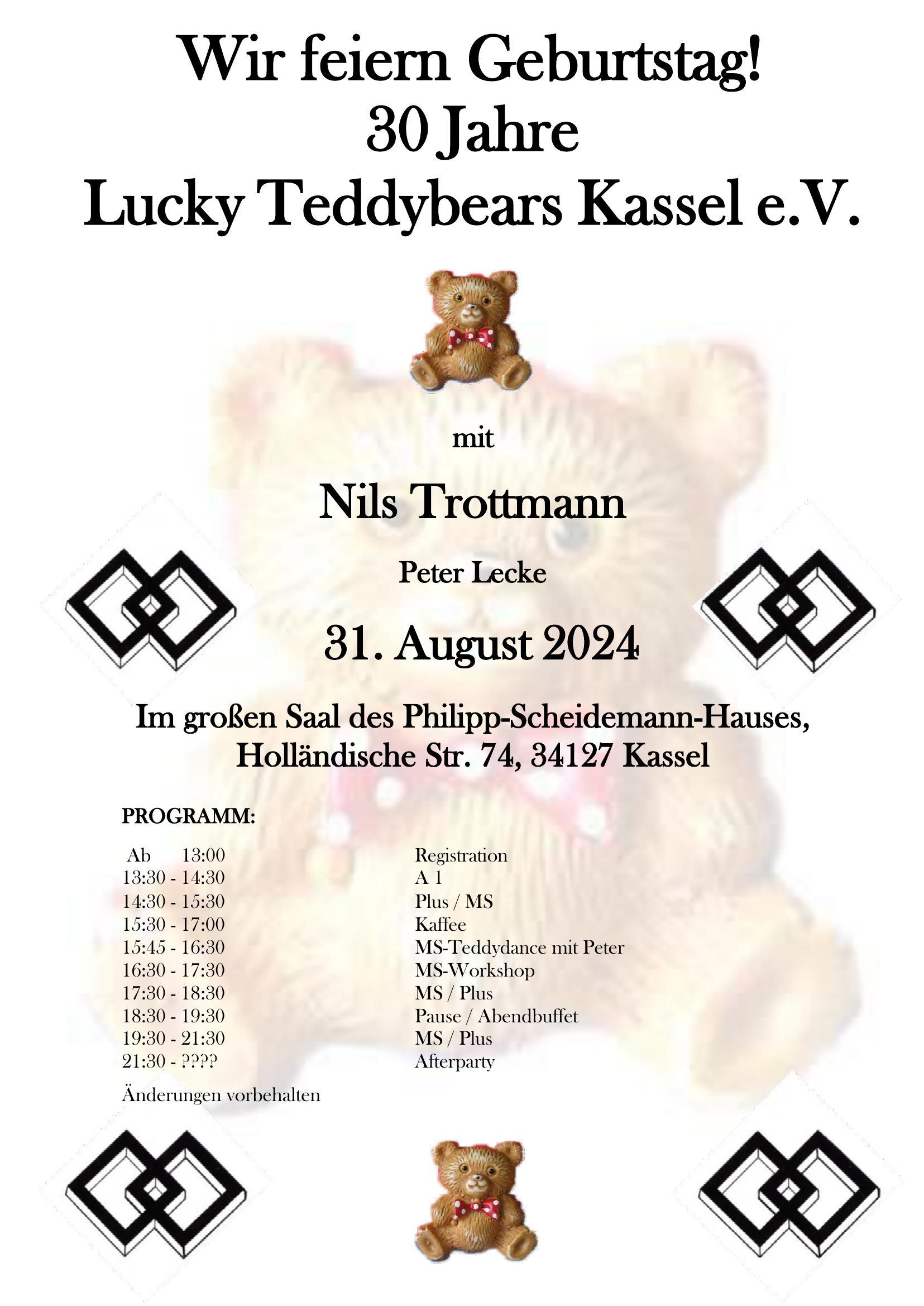 Lucky Teddy Dance – 30 Jahre Lucky Teddybears