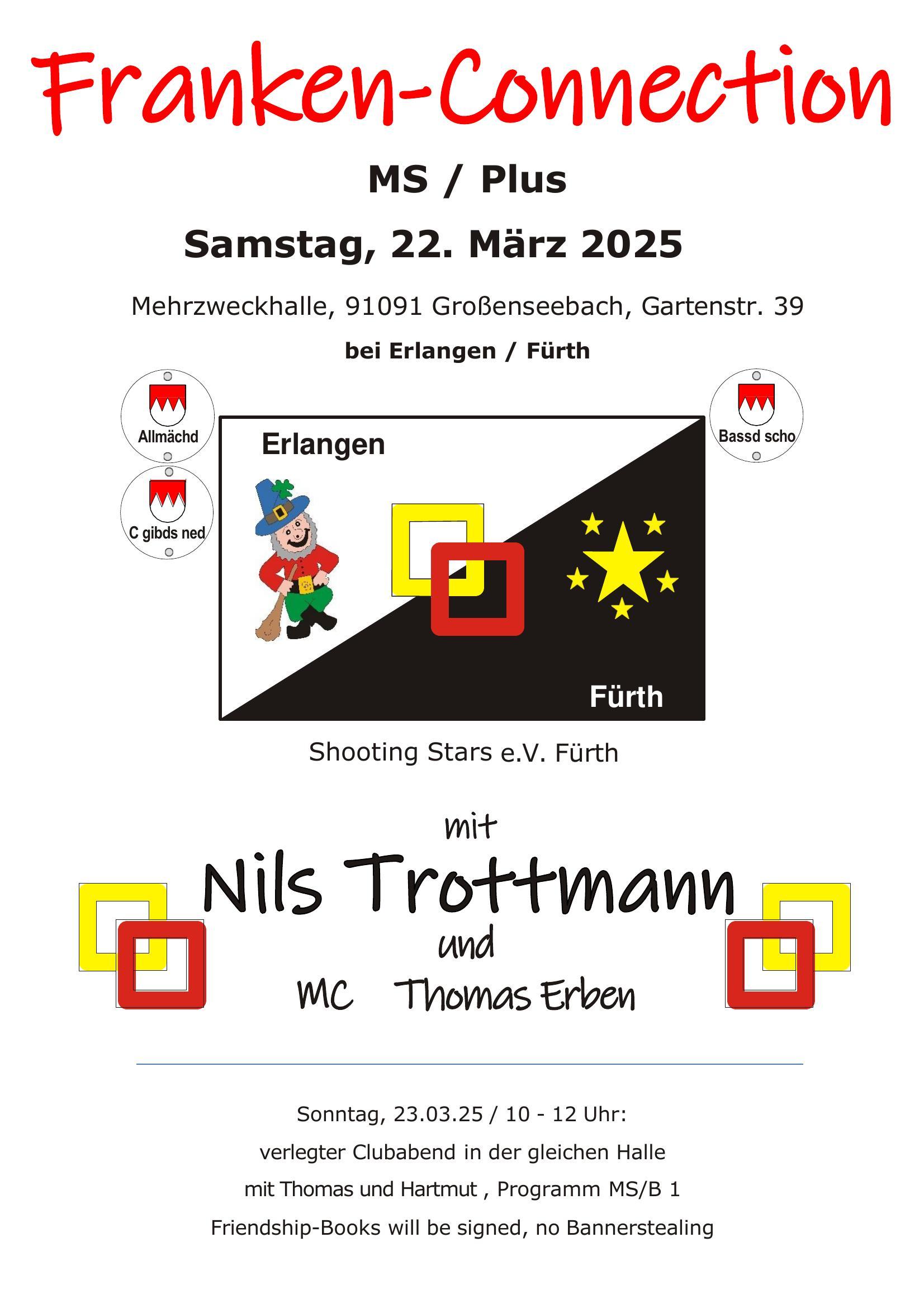 Shooting Stars e.V. Fürth, Shillelaghs Erlangen SDC e.V.