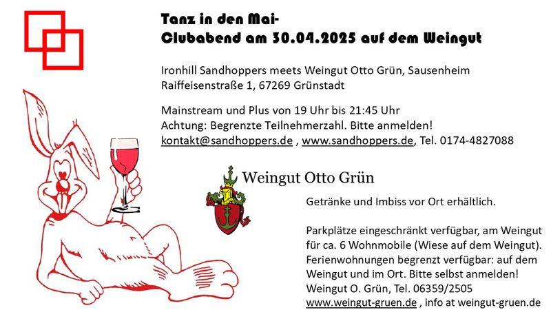 Tanz in den Mai- Clubabend auf dem Weingut